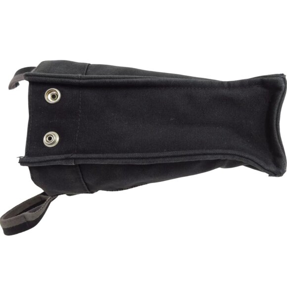 226209BR (L2) Hermes Tote Bag Fourre Tout PM Black Canvas - Picture 5 of 12